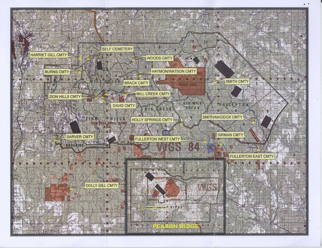 Ft. Polk Cemeteries2 Map Vernon Parish Library Flickr