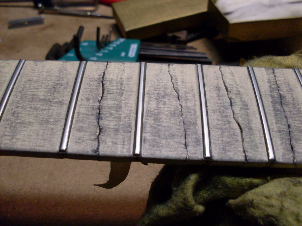 Initial Polishing of Frets My first step when polishing fr… Flickr