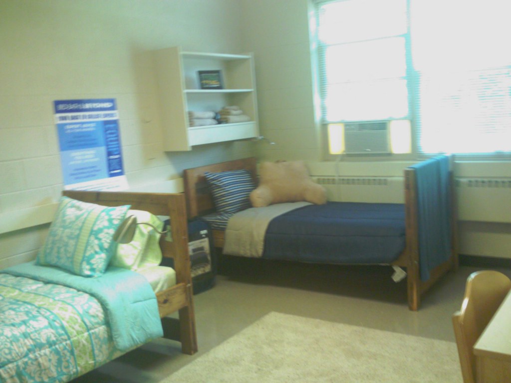 Freshman dorms at B.A Nice and cold a/c! CCPServ Flickr