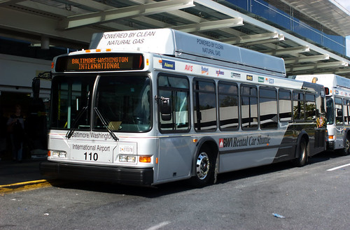 Rental Car Facility Shuttle Bus Baltimore Washington International
