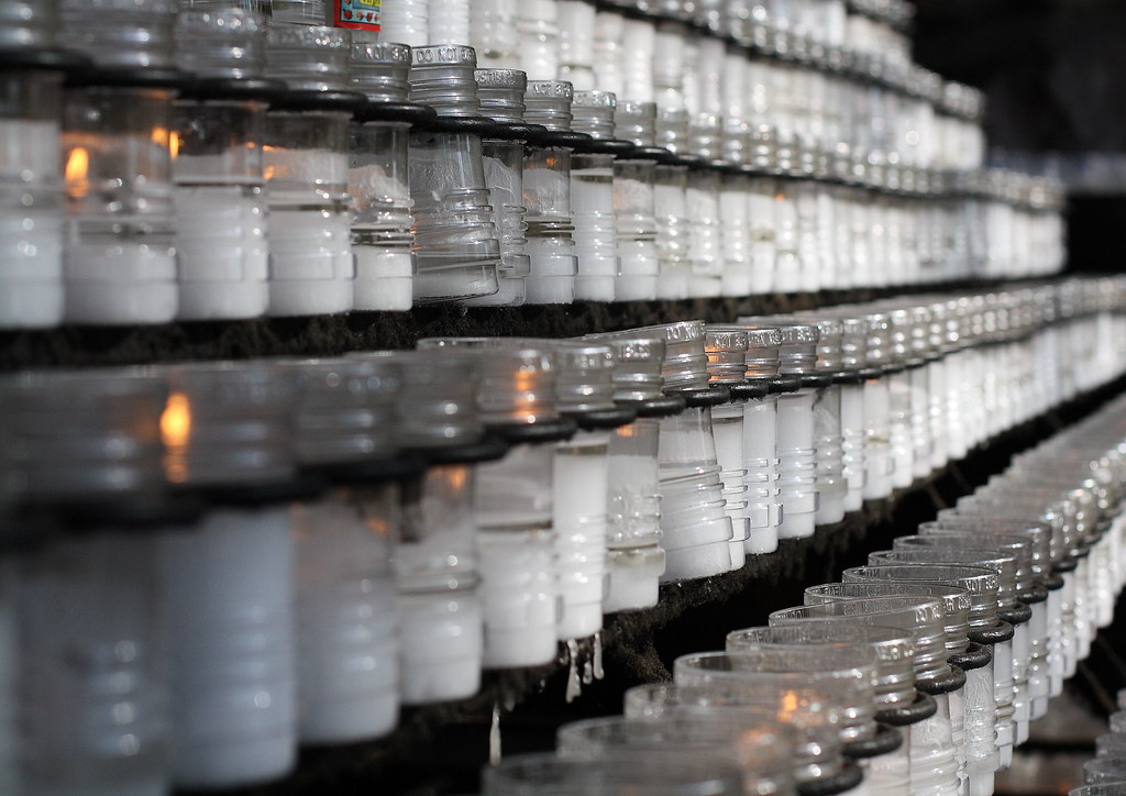 Candles Inside ND Grotto Notre Dame Grotto davideglasgow Flickr