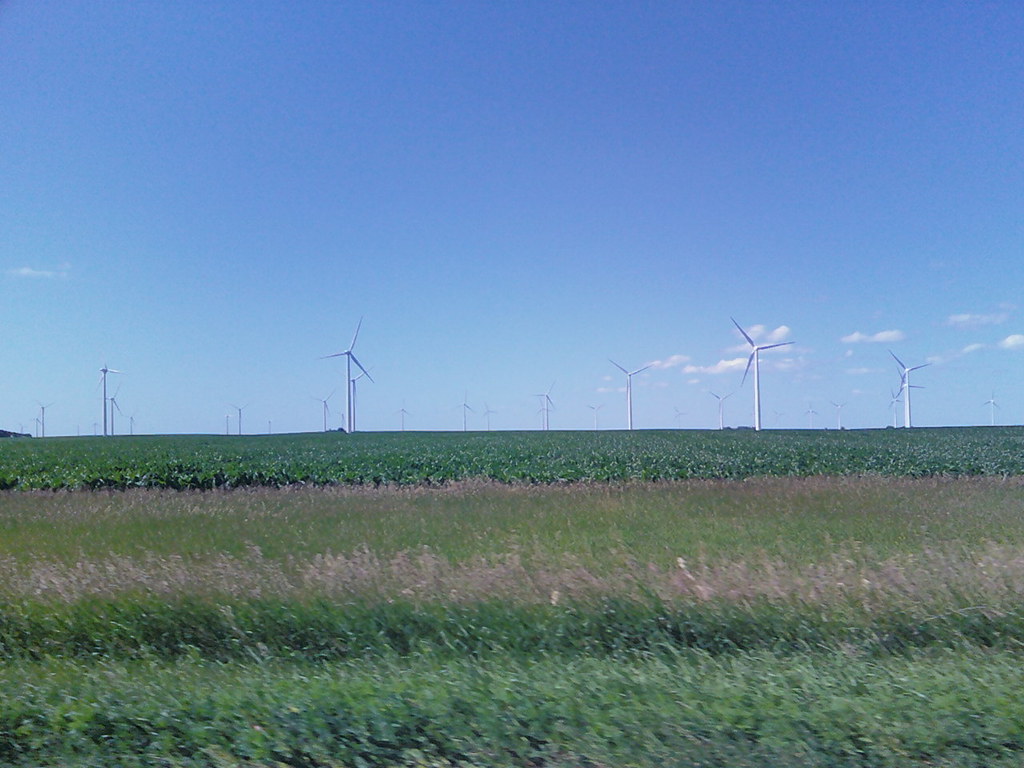 Wind farm near Fonda, IA Really neat to drive through, my … Flickr