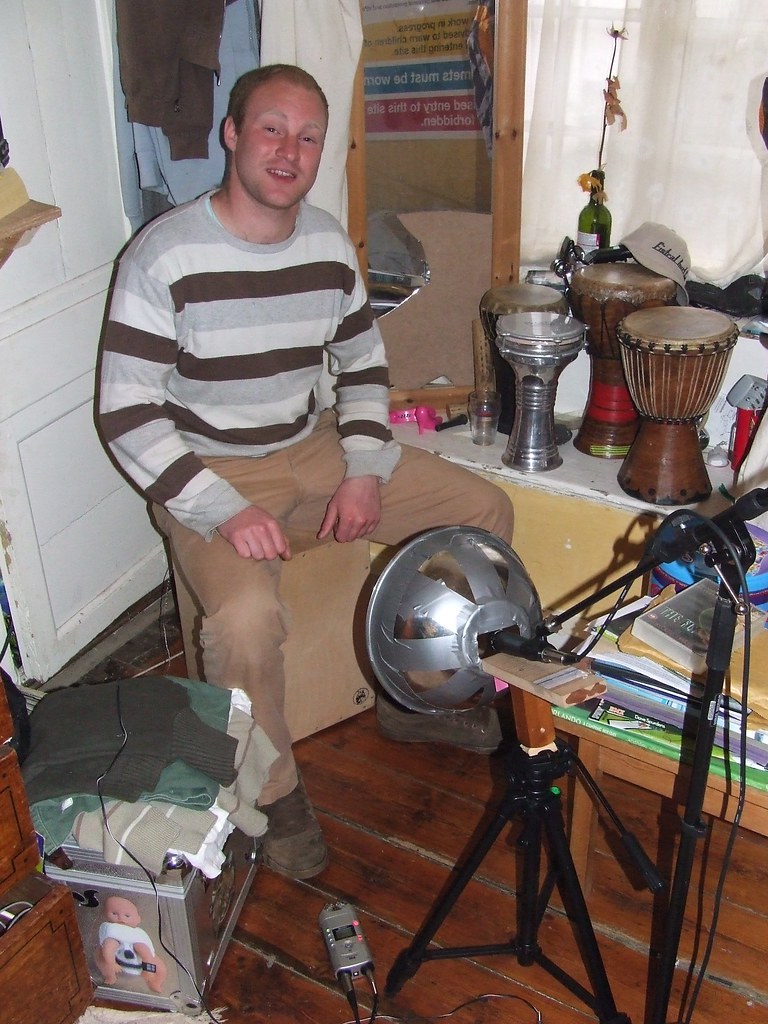 Box Drumming To record the drum, it has a home made piezo … Flickr