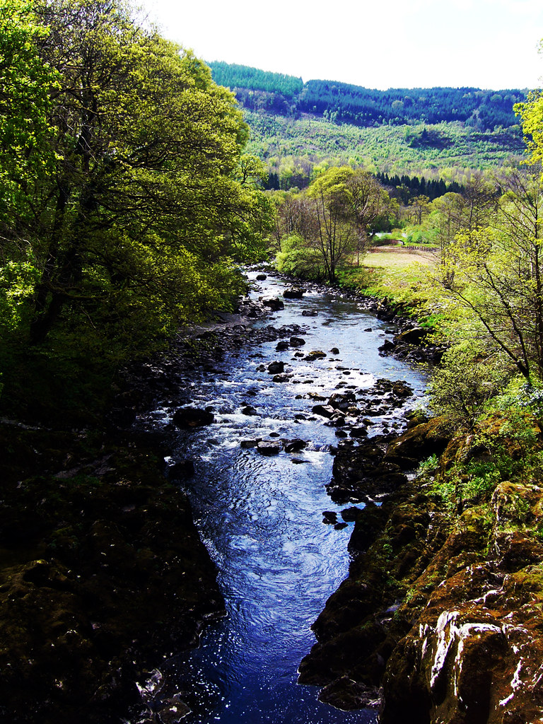 Welsh River Experimenting with blending modes. jozephine Flickr