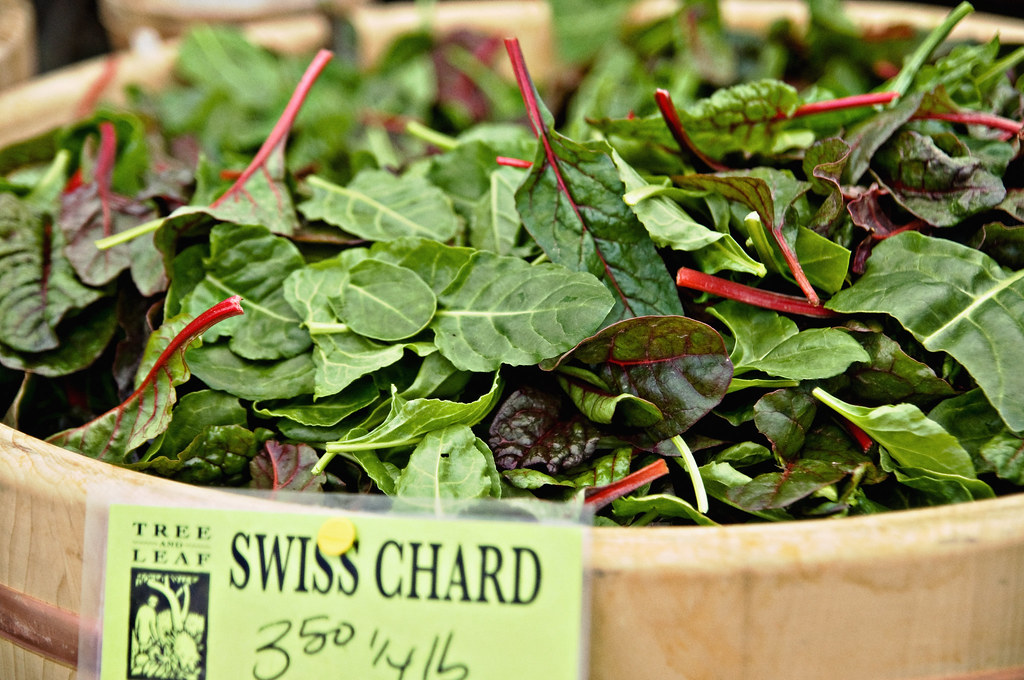 yummy baby swiss chard spring greens at the farmer's marke… Flickr