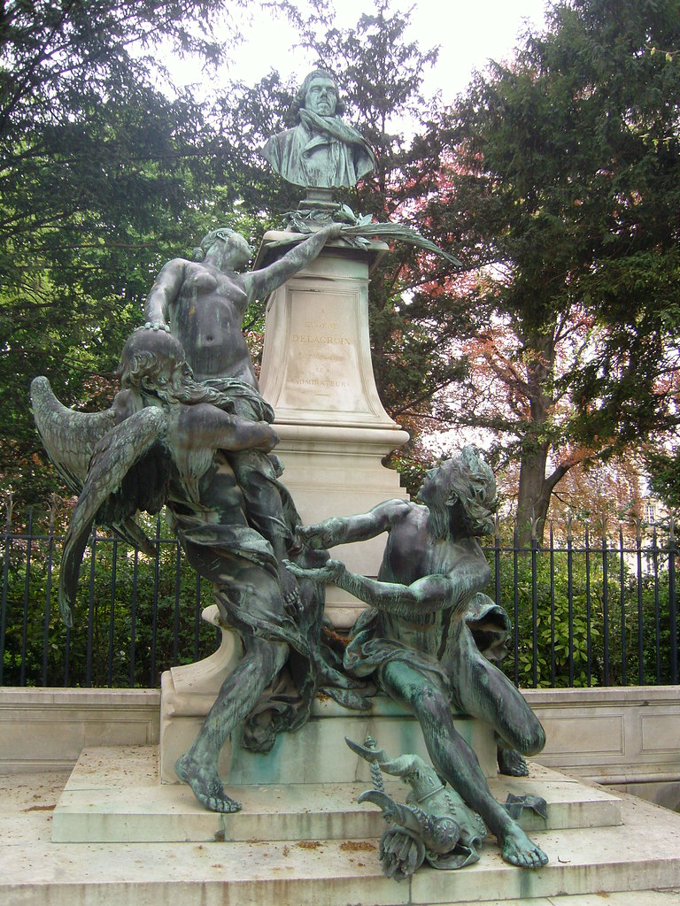 Paris, jardin du Luxembourg Monument à Eugène Delacroix Flickr