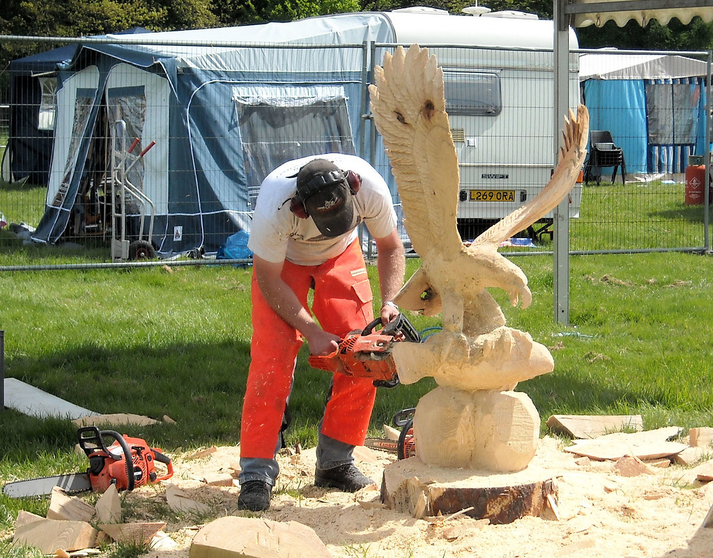 Chainsaw Carving Taken whilst at the 'Crafts Fair' at Broa… Flickr