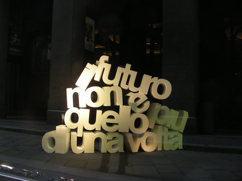 il futuro non è più quello di una volta Apevere Flickr