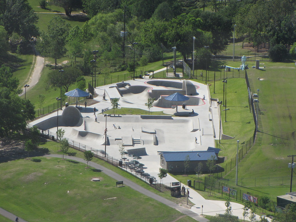 Skate Park Downtown Houston Check out the zoom on this bab… Flickr