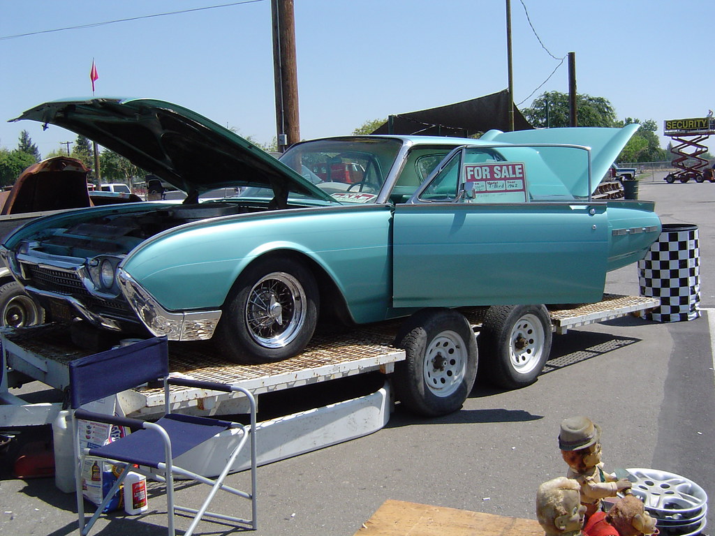 Beautiful 1962 TBird 5,500.00 Cherry Auction swap meet F… Flickr
