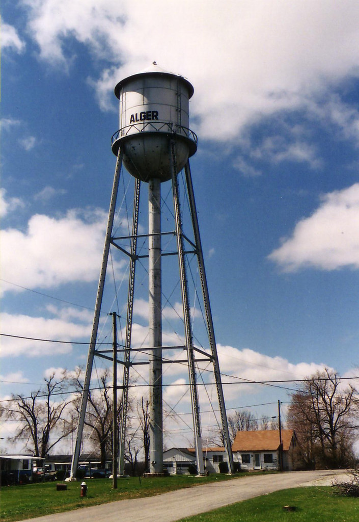 Alger Ohio Old cone tower in the small town of Alger, Ohio… Rick