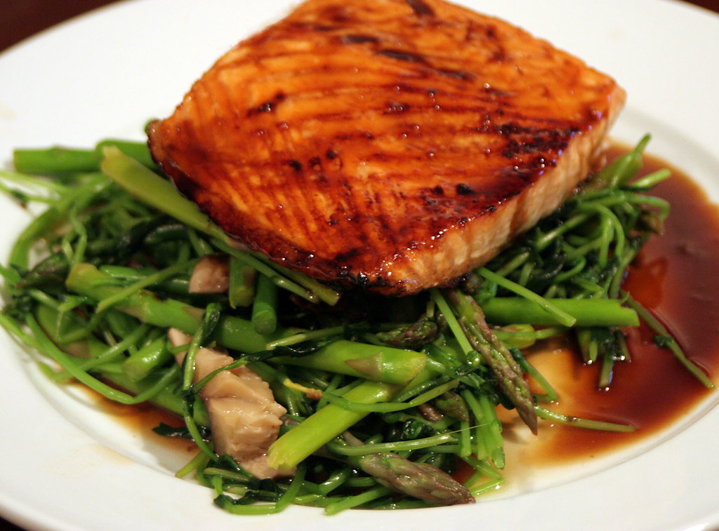 Salmon with Two Sauces My favorite recipe for salmon broi… Flickr