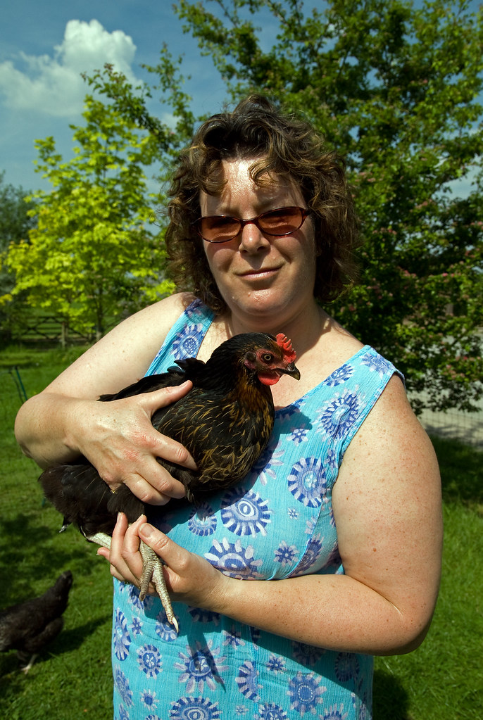DSC_8096 Me and my chicken... cj23 Flickr