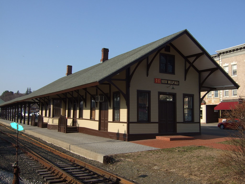 New Milford Railroad Station Clifford c, chapin *Railroad … Flickr