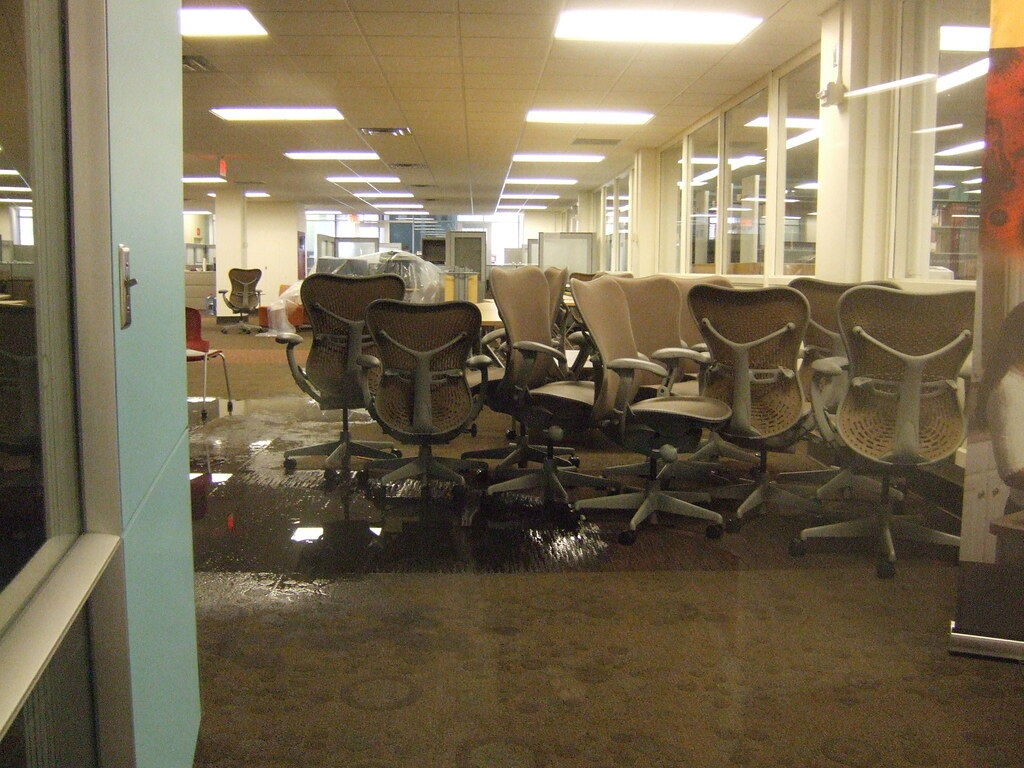 IHI Chairs Water Damage by GM Nicole TheisMahon Flickr