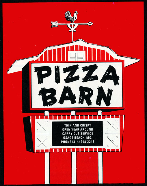 Pizza Barn Ad 2 1970's Osage Beach, Missouri A bit differe… Flickr