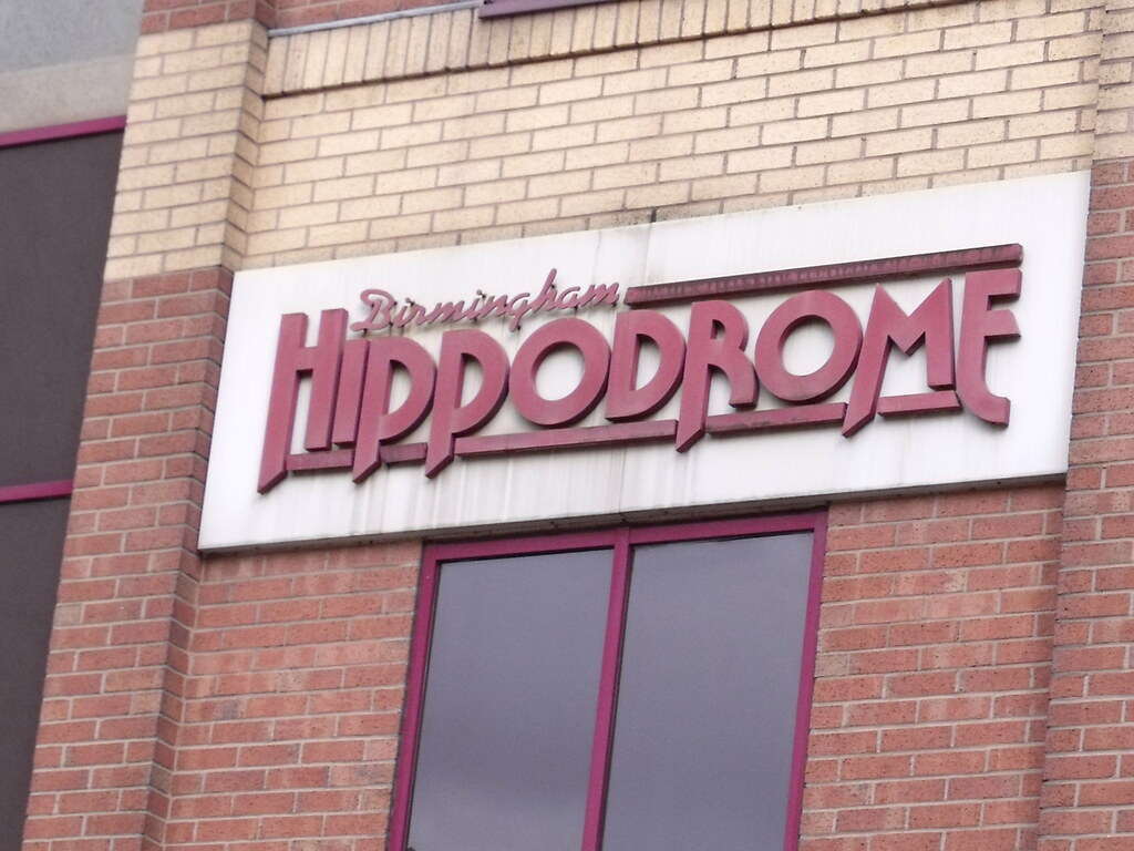 Birmingham Hippodrome Thorp Street, Birmingham sign a photo on