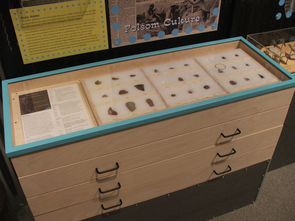 Another view of artifact display case The new Lindenmeier … Flickr