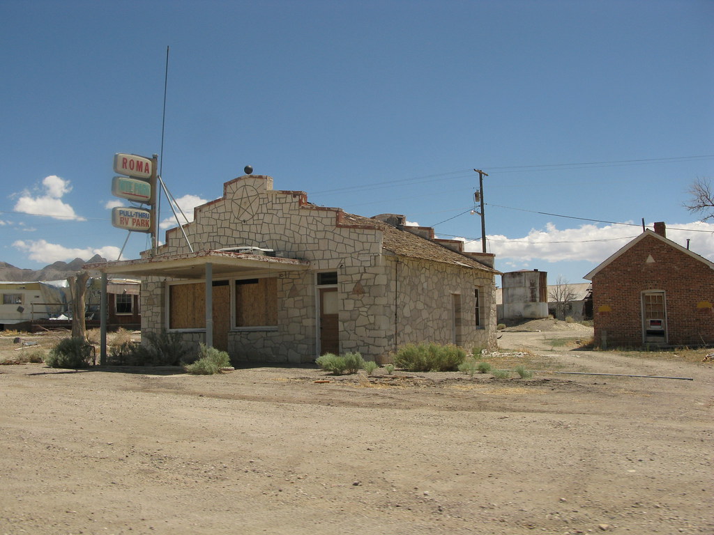 abandoned gas station on the edge of Tonopah, Nevada Flickr