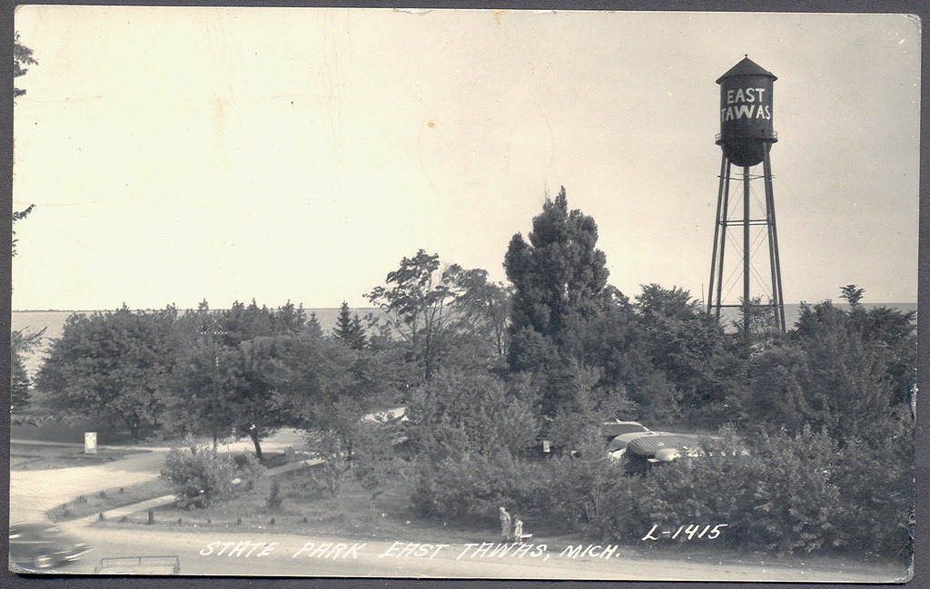 East Tawas MI Waterfront and Village Water Tower at State … Flickr