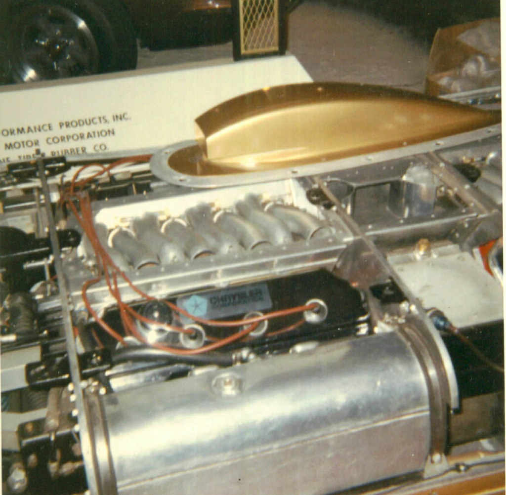 1 of 4 Chrysler 426 Hemi's that powered the Summers Brothers LSR