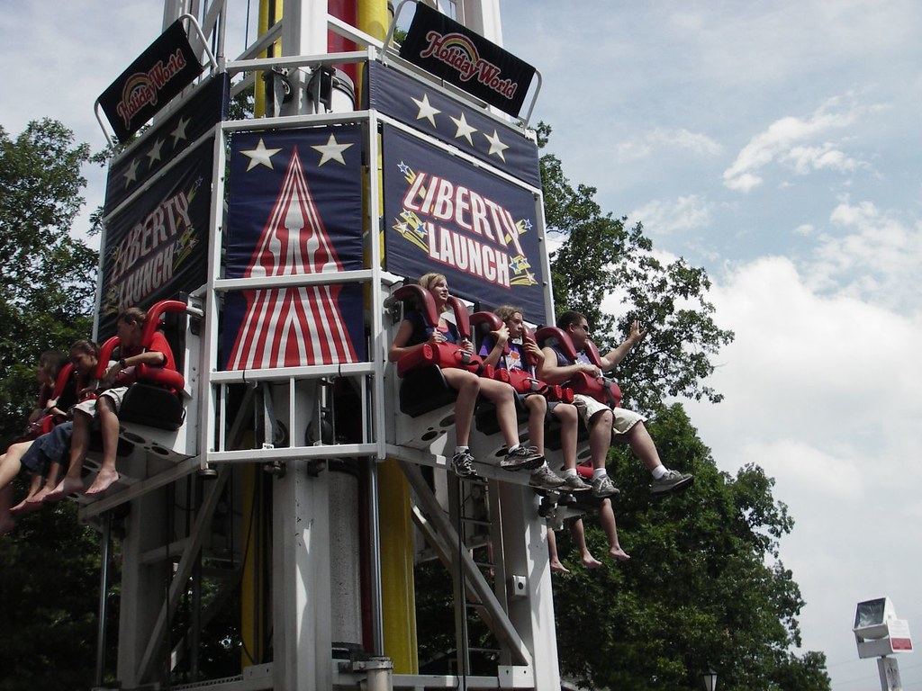 Holiday World Liberty Launch in Fourth of July area Flickr