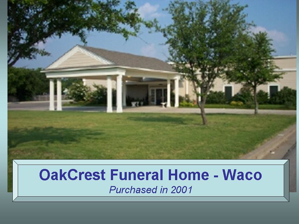 Waco, Tex. OakCrest Funeral Home, 2001 Click here to vie… Flickr