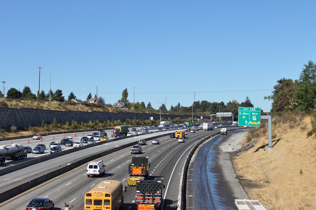 I5 southbound from S Yakima Avenue SounderBruce Flickr
