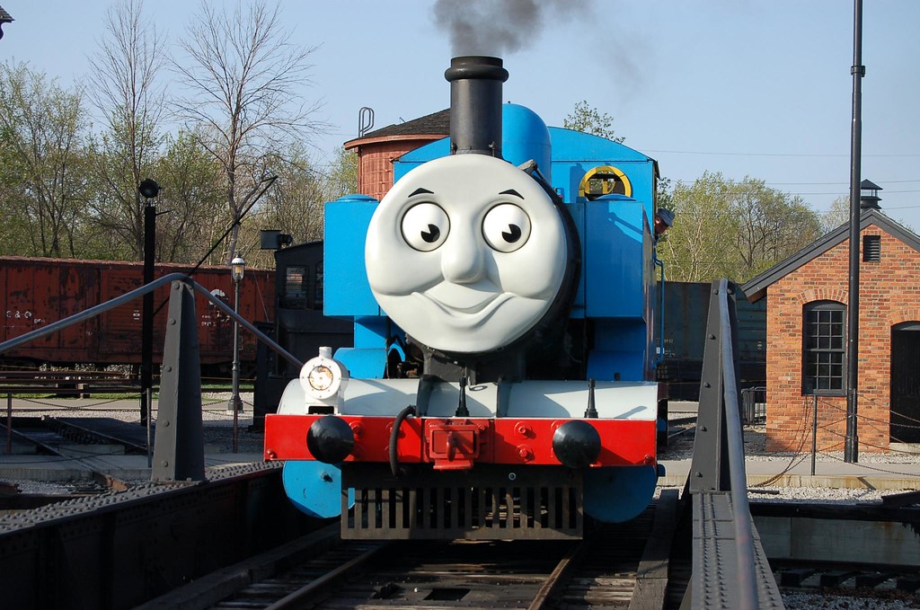 Thomas the Tank Engine enters a Shed at Greenfield Village… | Flickr