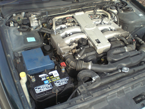 Infiniti J30 Engine Compartment | chrisrikli | Flickr