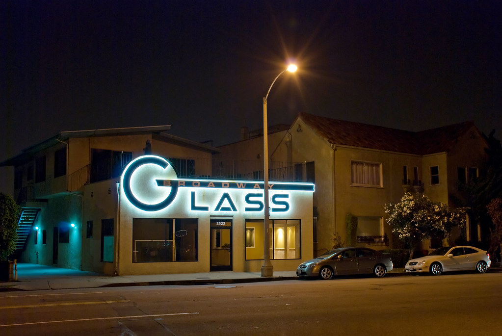 Broadway Glass Broadway Long Beach, California Viajante Flickr