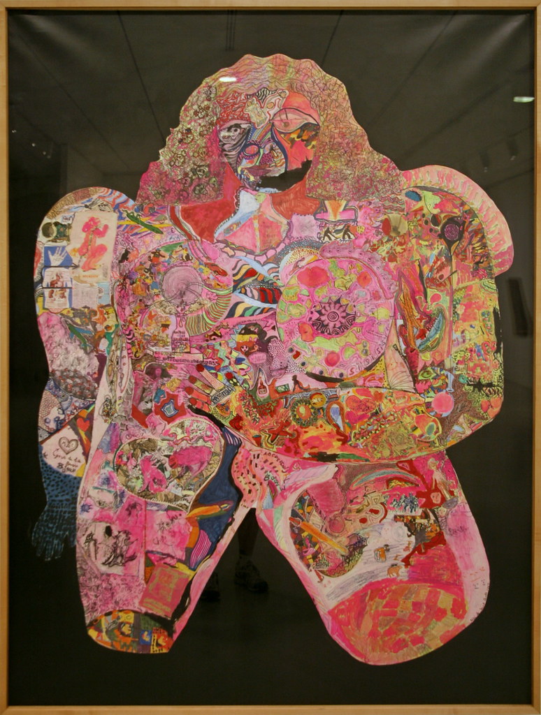 Pink Lady Pink Lady, 1964, Oil and collage of pastel, pen … Flickr