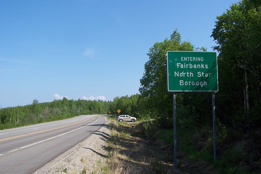 Entering Fairbanks North Star Borough, Alaska On Alaska's … Flickr