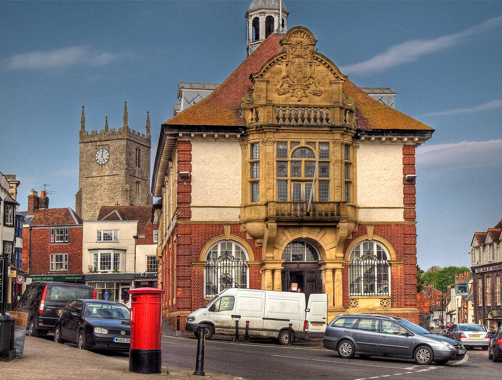 Marlborough Town Hall and St. Mary's Church, Wiltshire Flickr