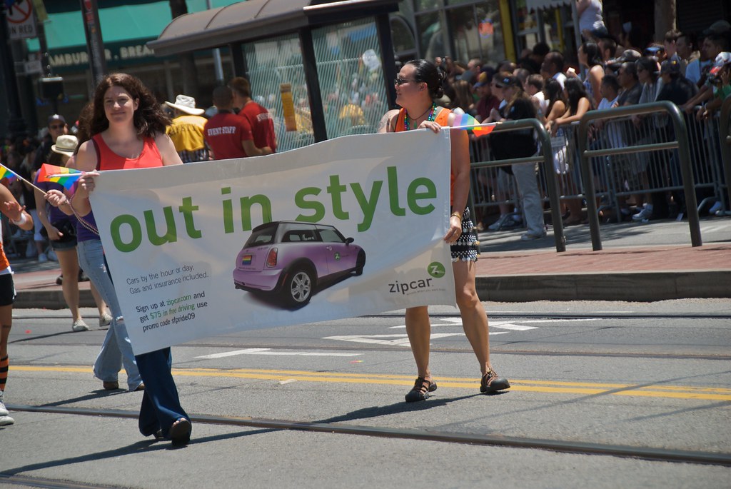 Zipcar & Wicked at San Francisco Pride Parade 2009 Flickr