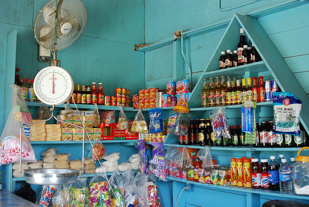 Rainbow shop Inside a typical jamaican country shop avery miller