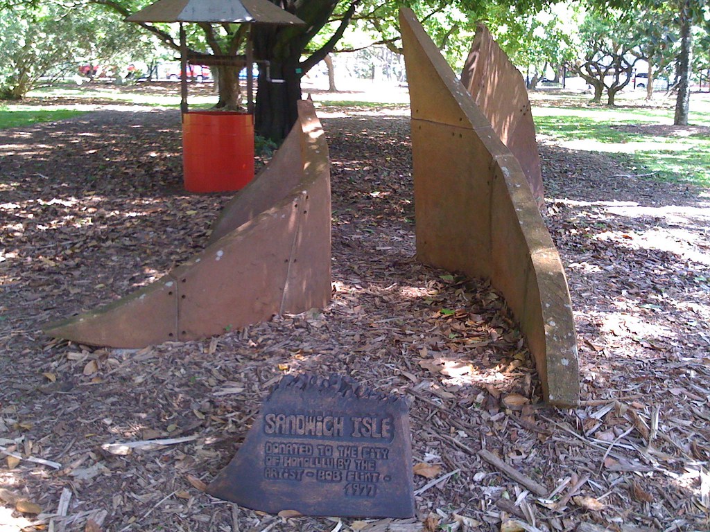 Sandwich Isle at Foster Botanic Gardens A 1977 sculpture bâ€¦ Flickr