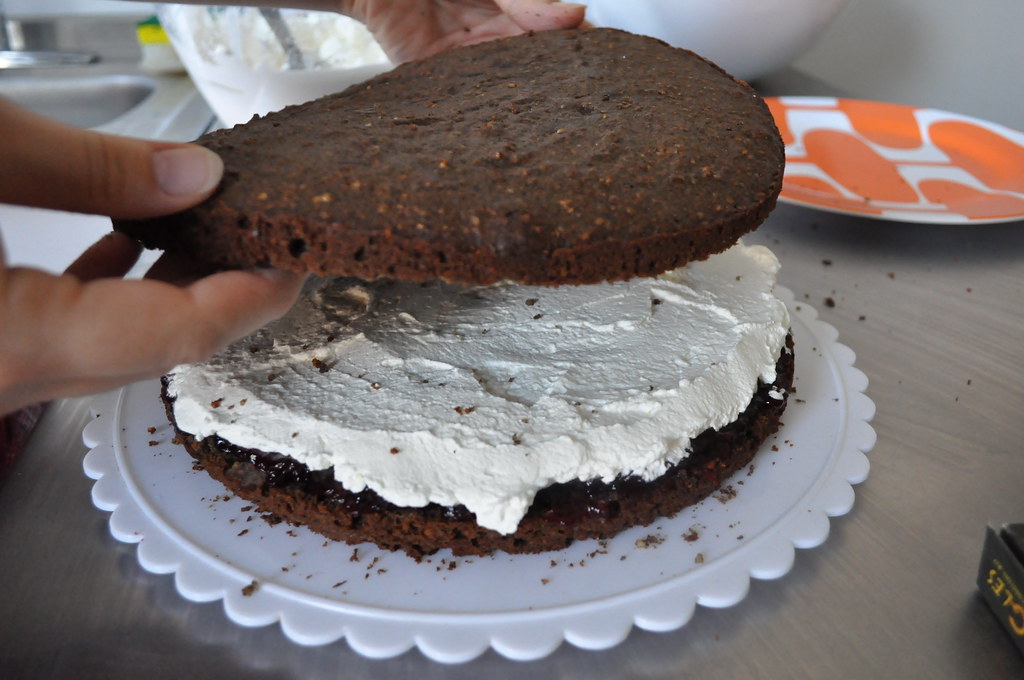 German buckwheat lingonberry cream cake German buckwheat l… Flickr