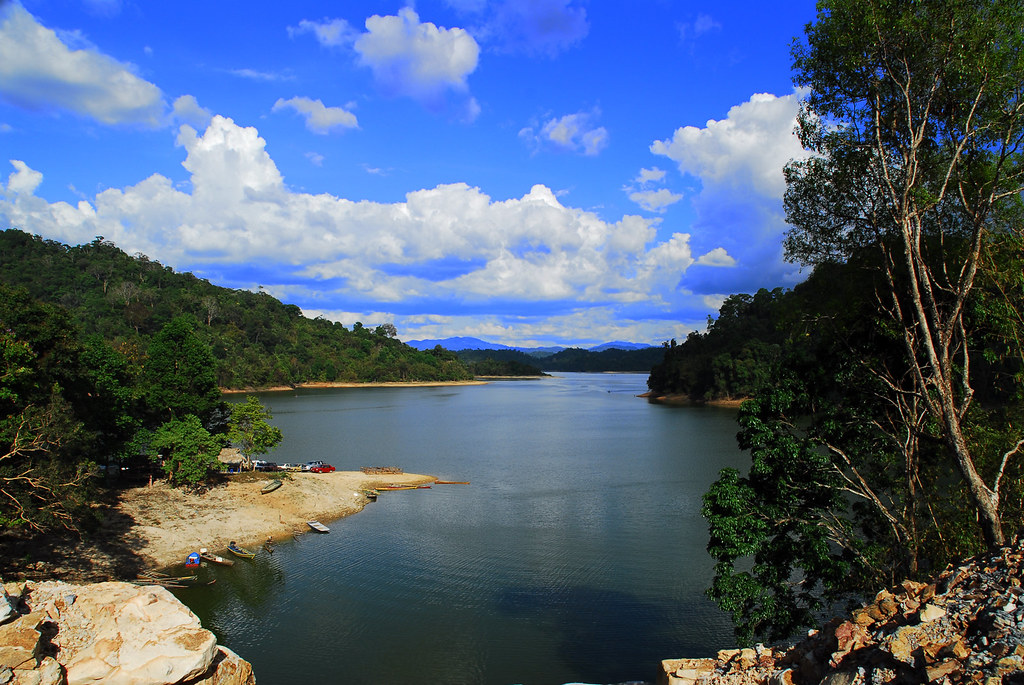 Empangan Muda gambaq ni aku shot dari jalan sebelum