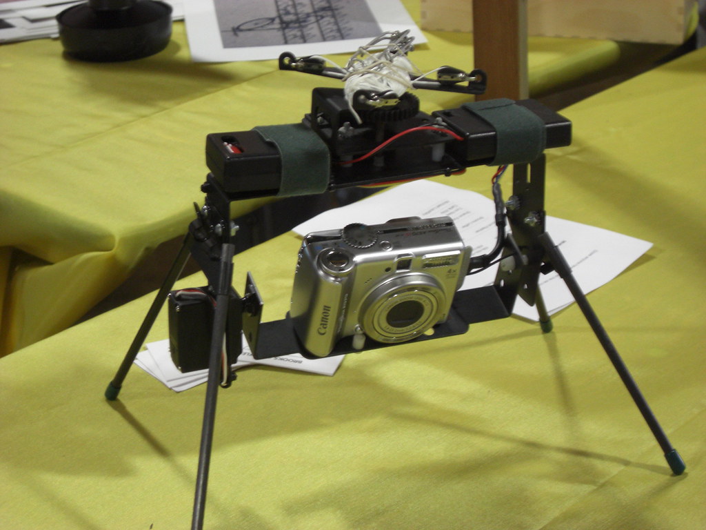 Camera mount for kite The very first issue of MAKE taught … Flickr
