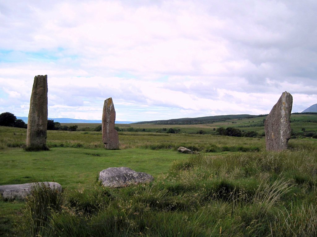 Isle of Arran Standing Stones im Moor von Machrie damingoglasgow