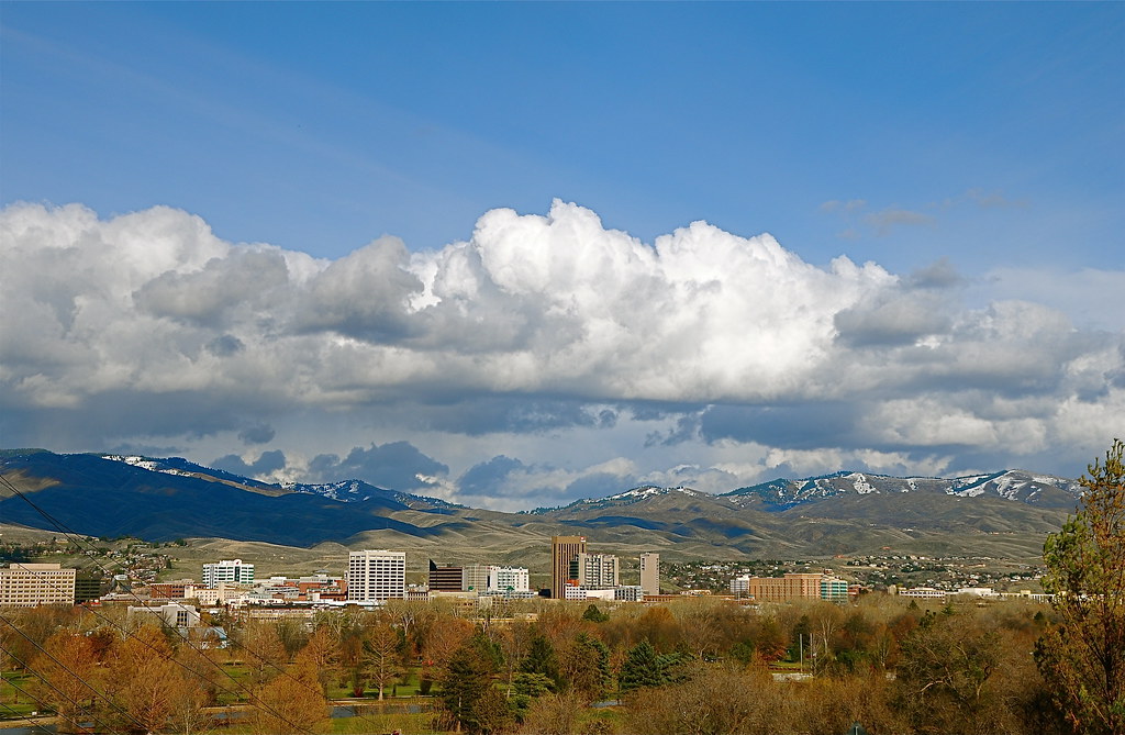 Beautiful Boise Downtown Boise taken from Crescent Rim loo… Flickr