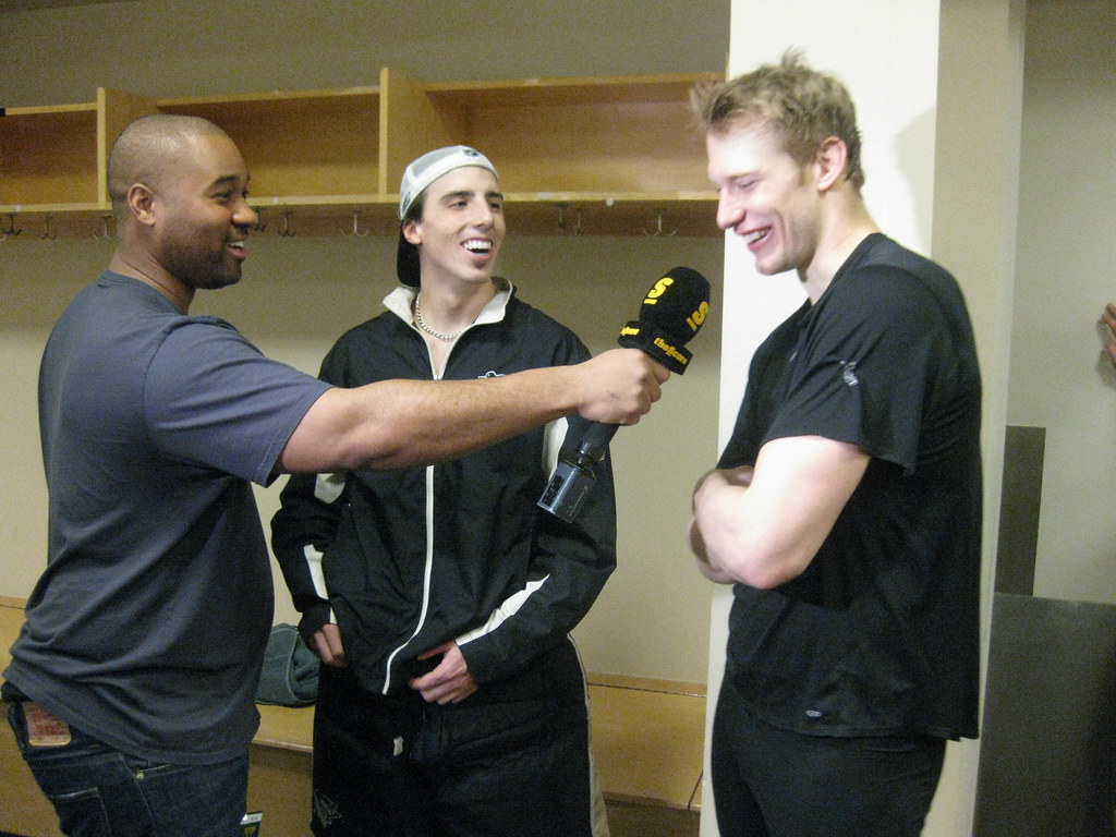 Marc Andre Fleury Daughter Picture : interviewing marc-andre fleury & jordan staal | Pittsburgh ...
