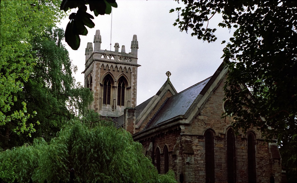 St. Leodegarius Church, Basford FED2 with Industar 26M Flickr