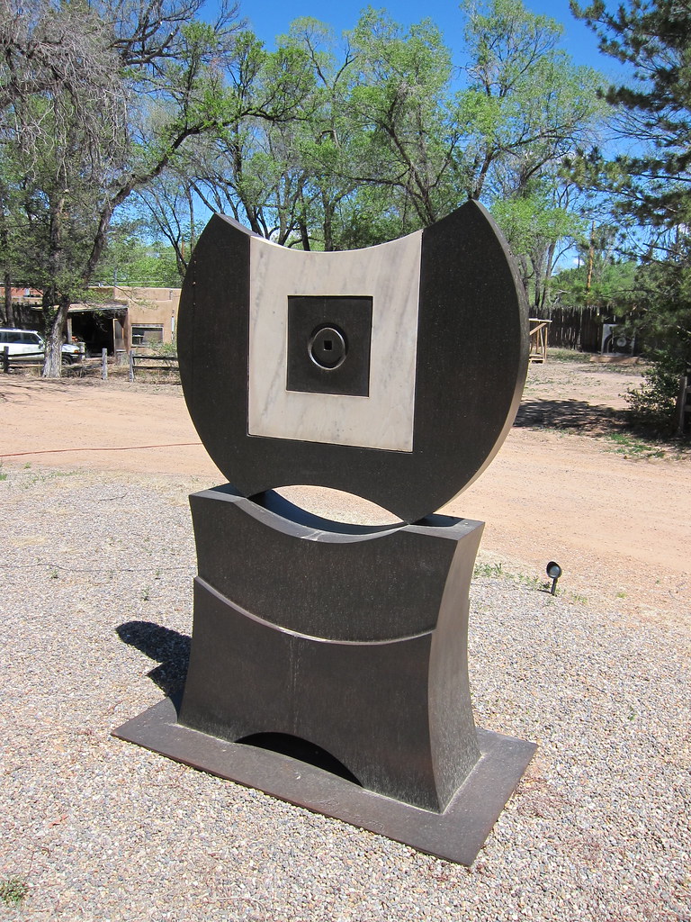Sculpture At the Glenn Green Sculpture Garden in Tesuque. Eugene