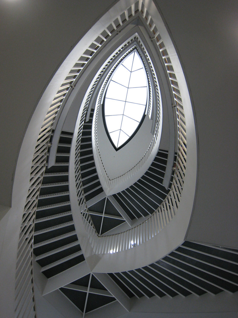 MCA Chicago stairs Awesome staircase inside MCA Chicago