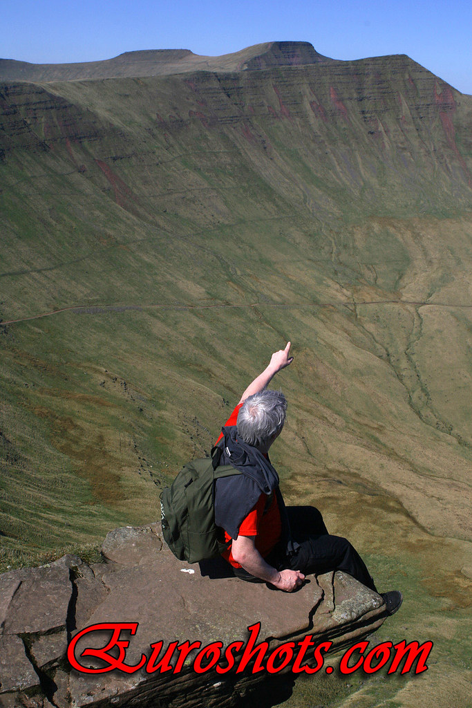 The Diving Board at Fan y Big in the Brecon Beacons National Park. Also