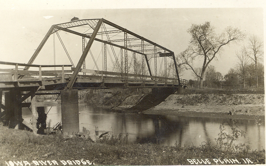 Iowa River Bridge, Belle Plaine, Iowa a photo on Flickriver