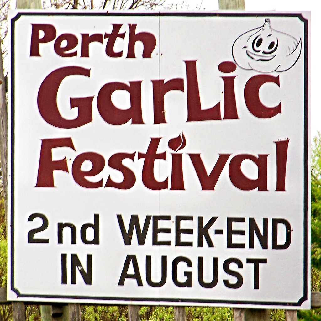 Perth Garlic Festival Yay, garlic! Just west of Perth, Ont… Flickr