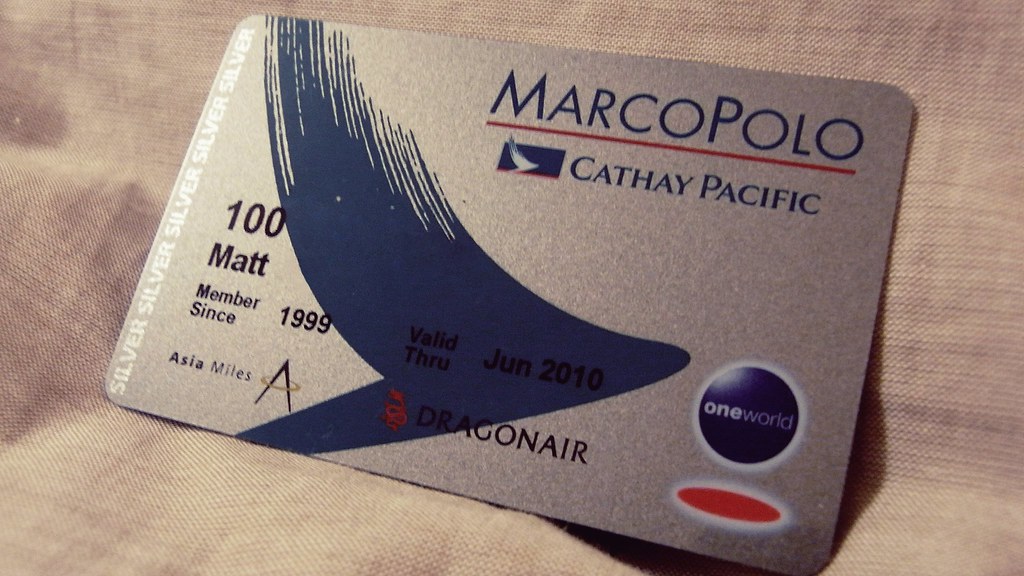 Marco Polo Club Silver Cathay Pacific Airways 今天收到我開始搭乘飛… Flickr